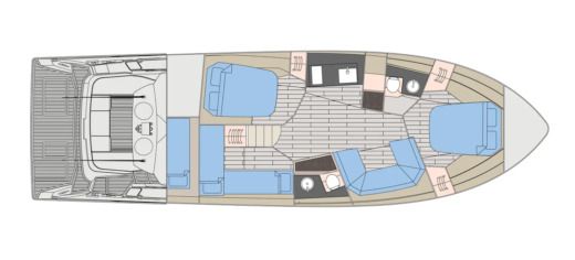 Motorboat Fiart Mare CLASSIC 47 boat plan