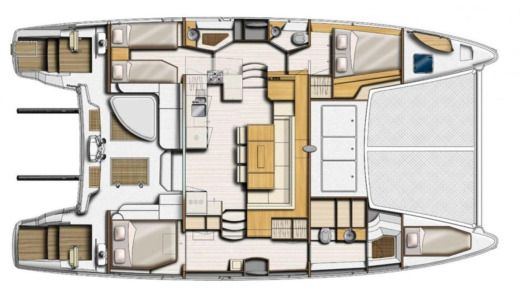 Catamaran Catana 47 boat plan