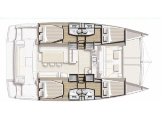 Catamaran Bali - Catana Bali 4.1 boat plan