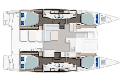 Charter Catamaran  Sunsail 424/4/4 Mahé