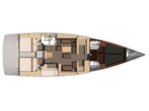 Sailboat DUFOUR DUFOUR 512 GRAND LARGE Boat layout