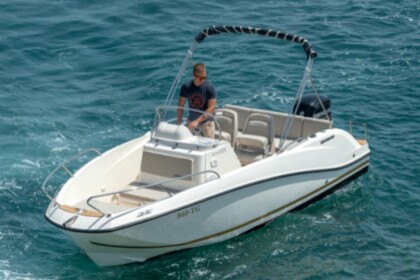 Rental Boat without license  Quicksilver Luxury Smart Activ 555 Santorini