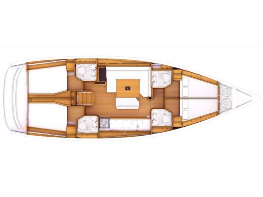 Sailboat Jeanneau Sun Odyssey 479 Boat design plan