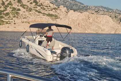Verhuur Motorboot Saver 580 Rab