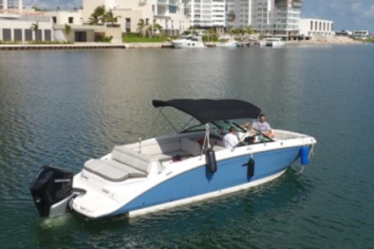 Verhuur Motorboot Monterey 27 Cancún
