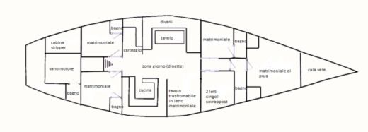 Sailboat Nelson 22 metri boat plan