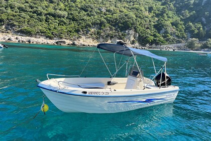 Rental Boat without license  Poseidon 550 Corfu