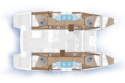 Charter Catamaran Lagoon-Bénéteau Lagoon 46 - 4 + 2 cab. Tunas do Paraná