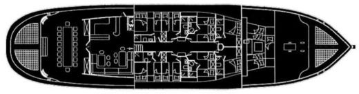 Gulet Turkish Ketch Boat layout
