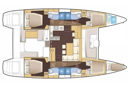 Charter Catamaran  Lagoon 46 Lefkada