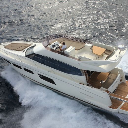 Motorboat JEANNEAU PRESTIGE 500 FLY Σχέδιο κάτοψης σκάφους