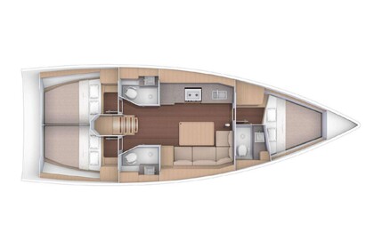 Charter Sailboat  Dufour 390 Nea Peramos