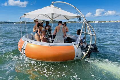 Rental Boat without license  BBQ Boat Donuts Party Boat Saint Martin