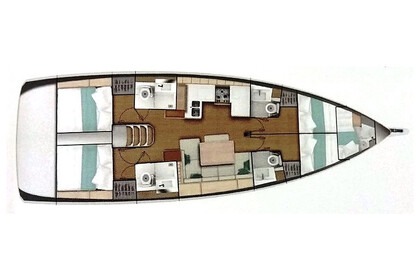 Чартер Парусная яхта  Sun Odyssey 490 4 cabins Neo Klima
