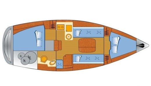Sailboat Bavaria CRUISER 2006 Boat layout