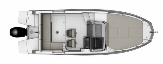 Motorboat Quicksilver Activ 755 Sundeck boat plan