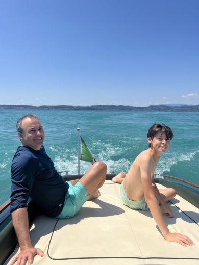 Sirmione Motorboat Riva Aquariva alt tag text