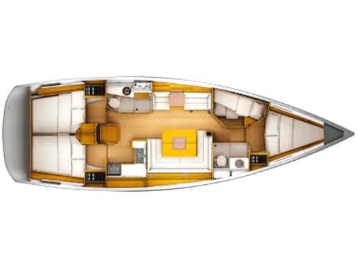 Sailboat  Sun Odyssey 449 boat plan