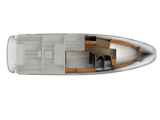 Motorboat  Nimbus Commuter C11 Planimetria della barca