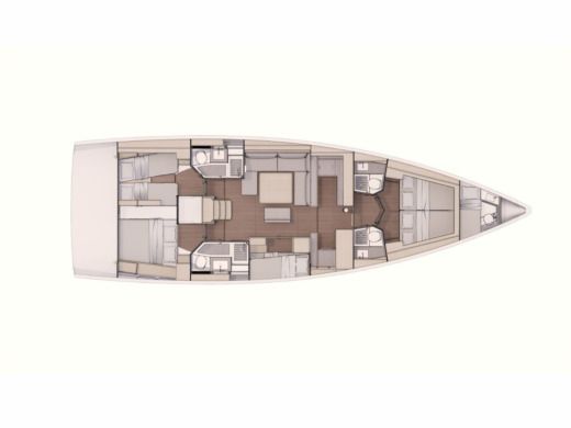 Sailboat  Dufour 530 Grand Large Atua boat plan