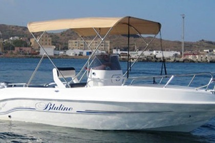 Rental Boat without license  Bluline 19 Pantelleria