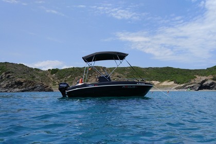 Rental Boat without license  Remus 450 Black Menorca