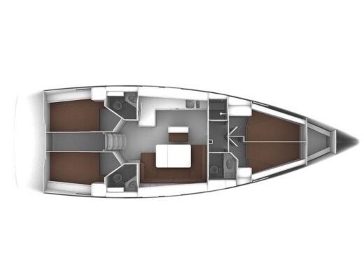 Sailboat BAVARIA 46 CRUISER boat plan