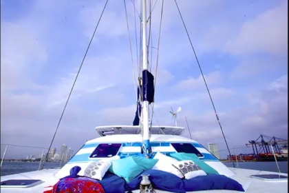 Hyra båt Katamaran Wildcat 35 Isla Saona