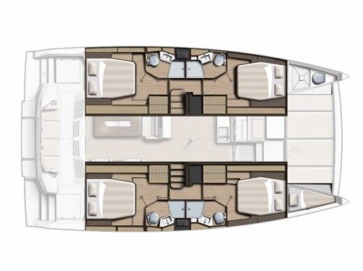 Catamaran  Bali 4.4 boat plan