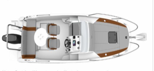 Motorboat Beneteau Flyer 6 boat plan