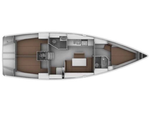 Sailboat Bavaria Bavaria 40 Cruiser boat plan