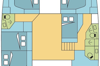 Ενοικίαση Καταμαράν FOUNTAINE PAJOT SABA 50 Σαιντ Τζόρτζις