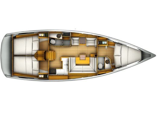 Sailboat Jeanneau Sun Odyssey 409 Boat design plan
