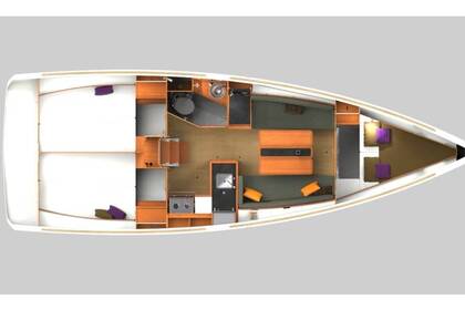 Miete Segelboot JEANNEAU SUN ODYSSEY 349 Reiff