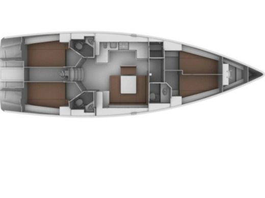 Sailboat BAVARIA 45 CRUISER boat plan