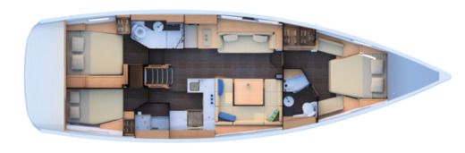 Sailboat Jeanneau Yachts 51 boat plan