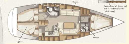 Sailboat HANSE 411 Plan du bateau