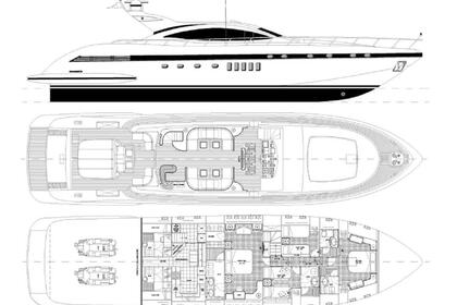 Noleggio Yacht a motore Mangusta 92 Portofino