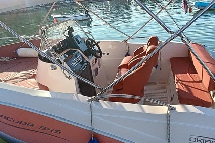 Verhuur Motorboot Oki Boats Barracuda 545 Rab