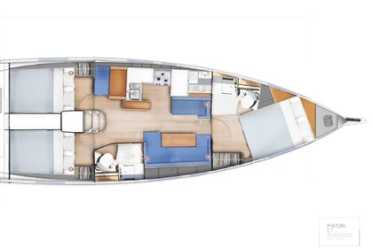 Charter Sailboat Jeanneau Sun Odyssey 410 Nea Peramos