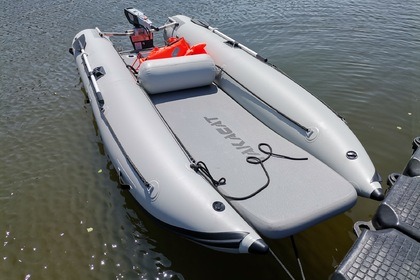 Miete RIB Takacat 380  führerscheinfrei LX - Torqeedo Cruise 6.0 Wallersee