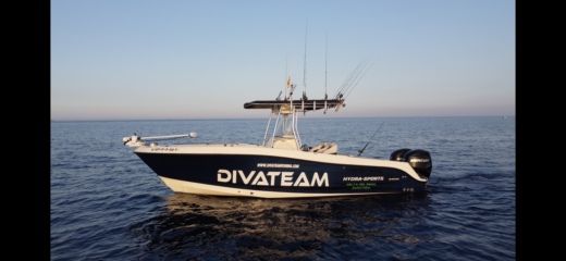 Motorboat Hydra Sports vector 2500cc Boat design plan