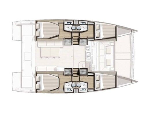 Catamaran Bali - Catana Bali 4.0 Boat design plan