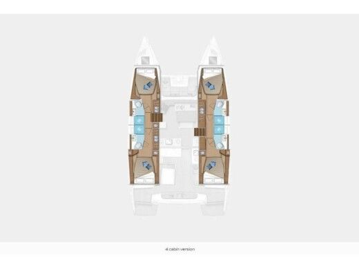 Catamaran Lagoon Lagoon 46 boat plan