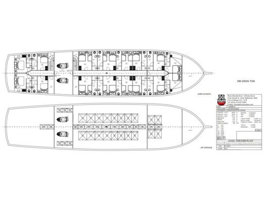 Gulet  Gulet Plan du bateau
