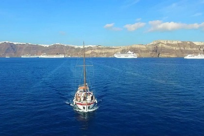 Noleggio Barca a vela Traditional Greek Kaiki -Trechandiri Santorini