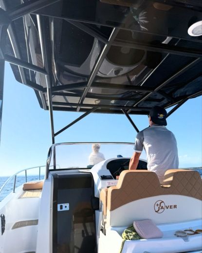 Platja des Trenc Motorboat Saver 750wa hardtop alt tag text