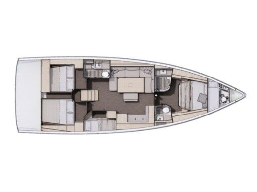 Sailboat  Dufour 470 Grand Large boat plan