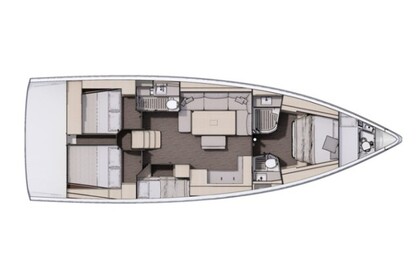 Rental Sailboat  Dufour 470 Grand Large Furnari