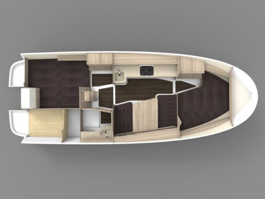 Motorboat  Nexus Revo 870 Prestige+ /2cab boat plan
